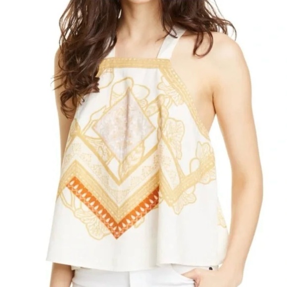 Free people handkerchief Cool Cabana Halter Top - Picture 3 of 7